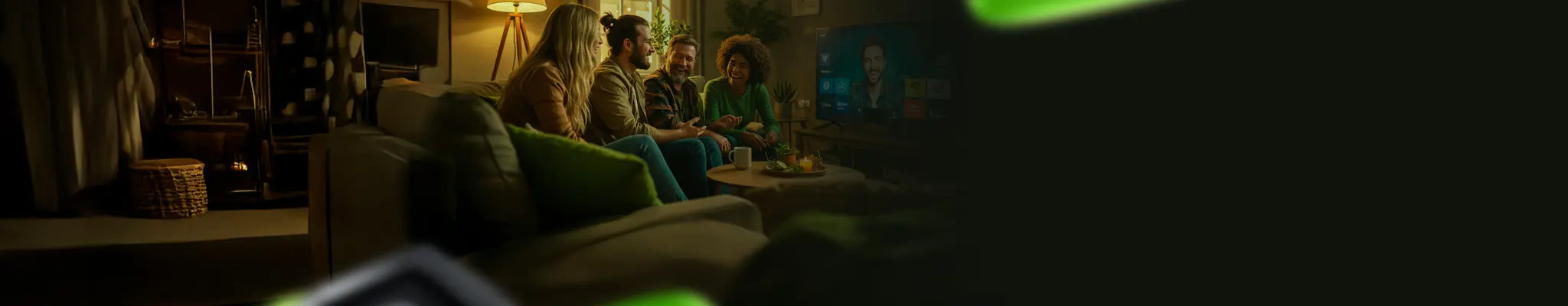 Família utilizando internet Brasconn